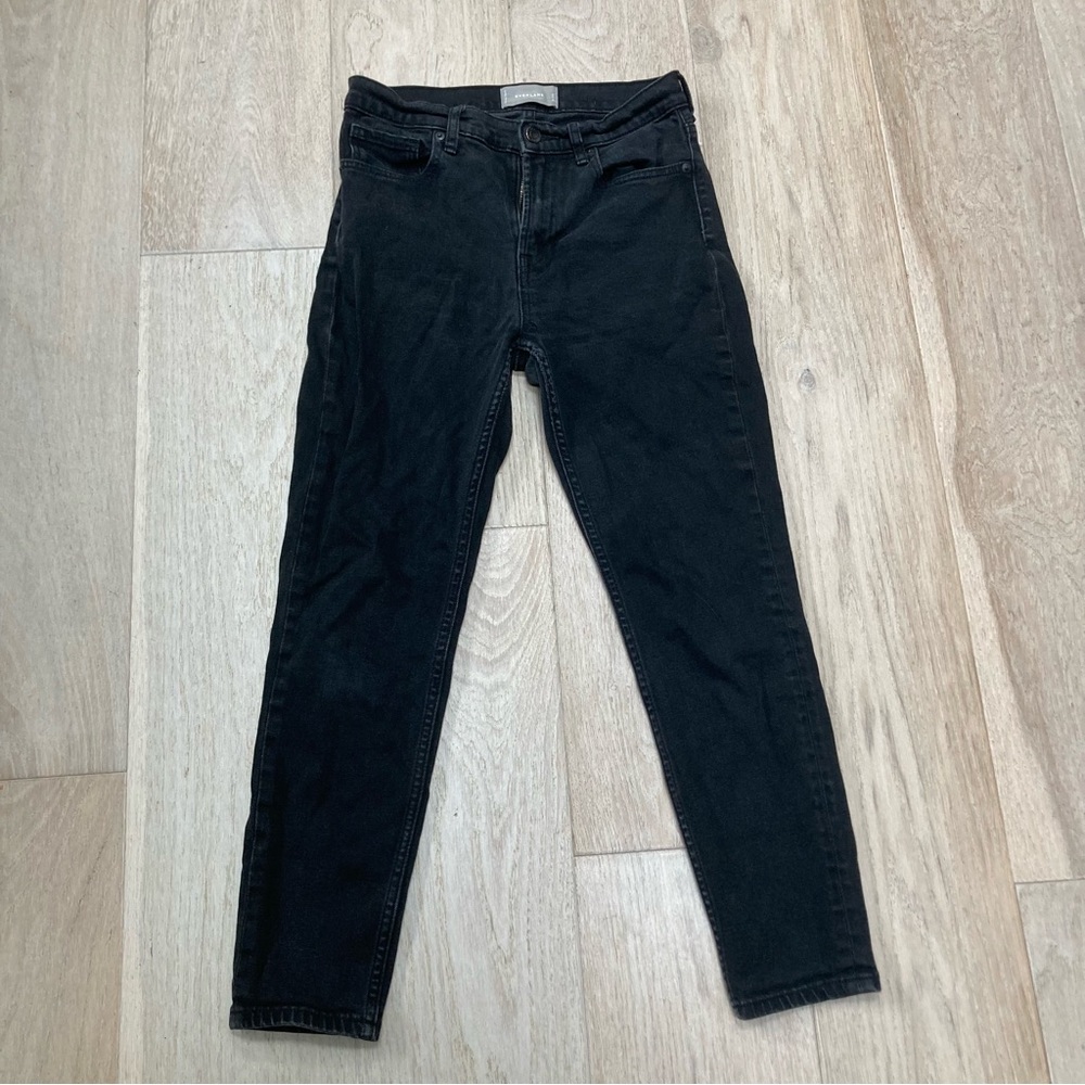 Everlane Black High Rose Skinny Jeans 28 Short